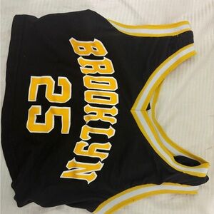 SHEIN Kids Black and Yellow Sports Tank